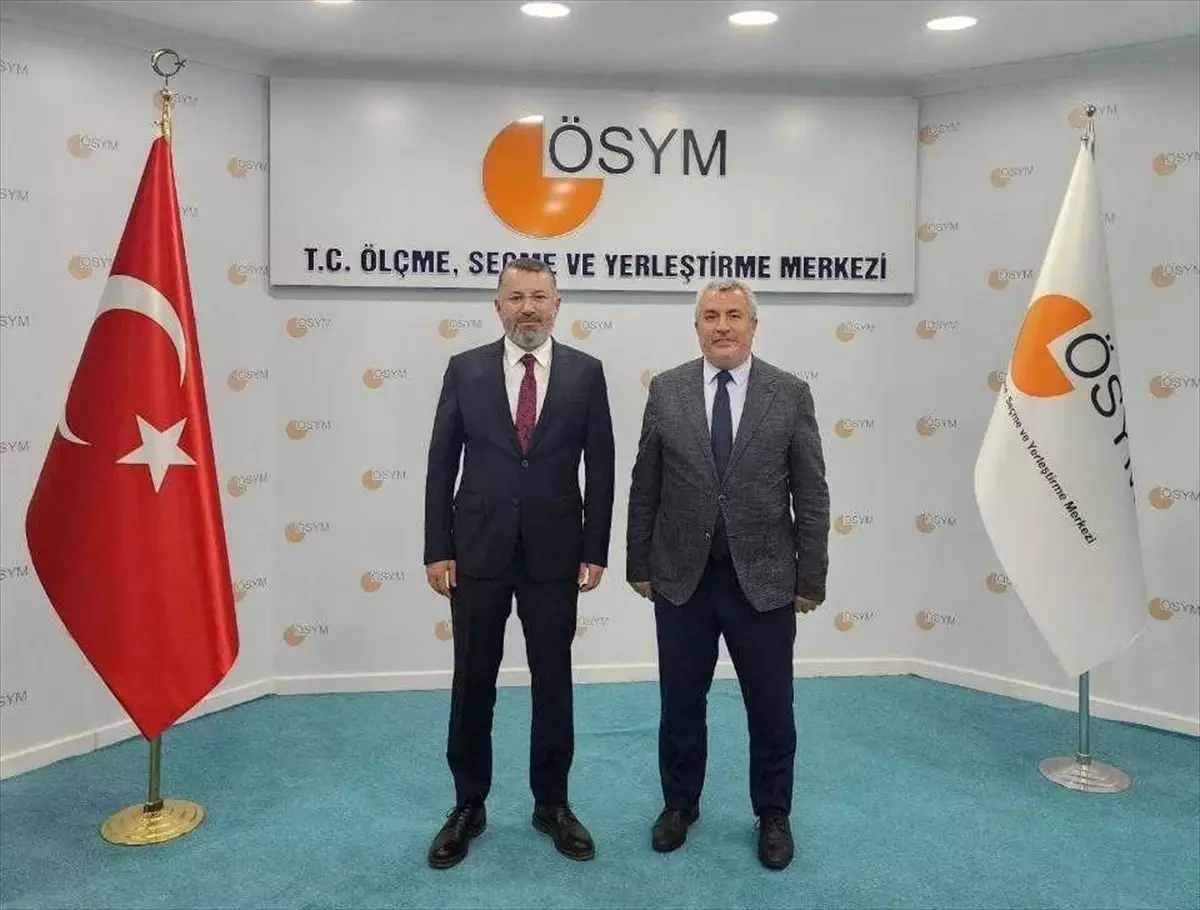 Rektör Kırışık’tan ÖSYM Başkanı’na Ziyaret