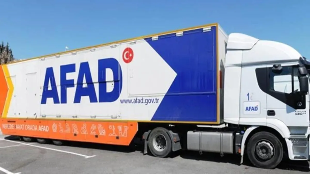 AFAD’dan 900 yardım TIR’ı