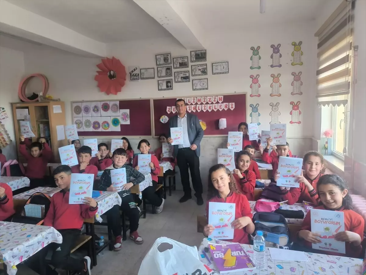 Öğrenciler Boyama ile Edikli’yi Öğreniyor