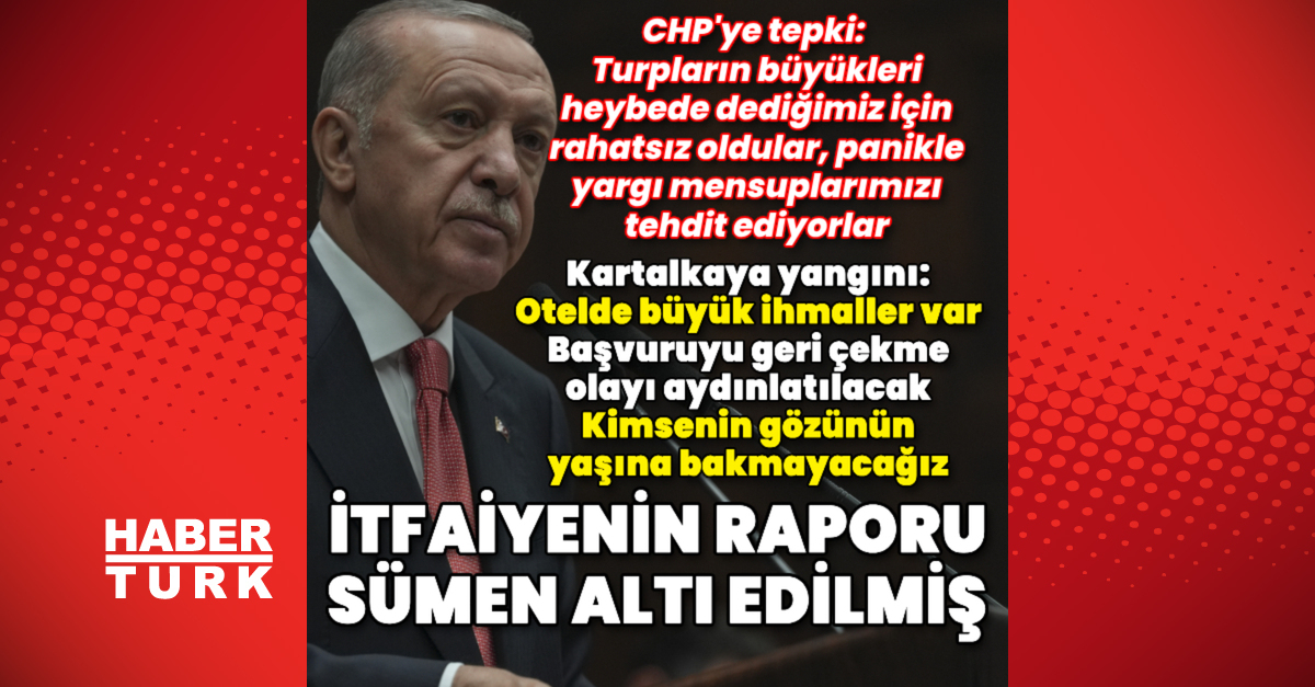Cumhurbaşkanı Erdoğan’dan açıklamalar