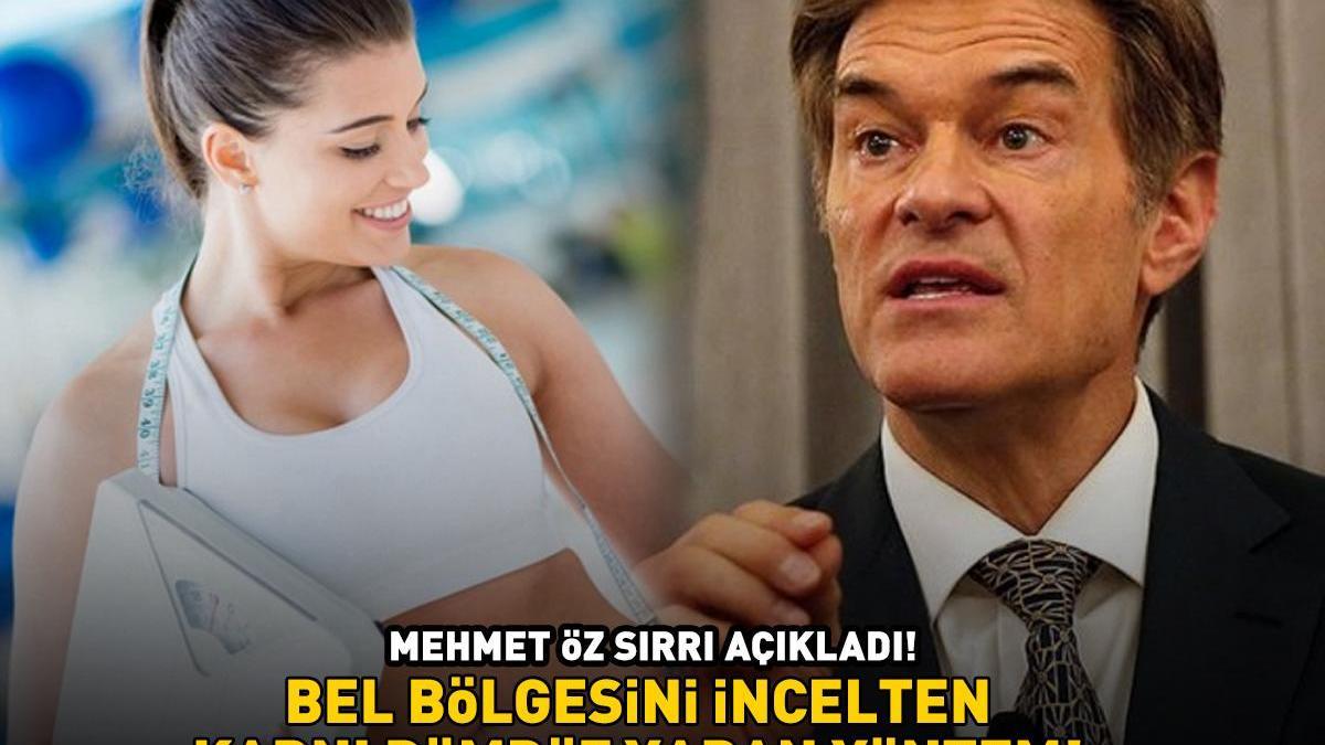 Neredeyse kimse bilmiyor! Mehmet Öz sırrı açıkladı: Beli inceltiyor, yağları cayır cayır yakıp karnı dümdüz yapıyor