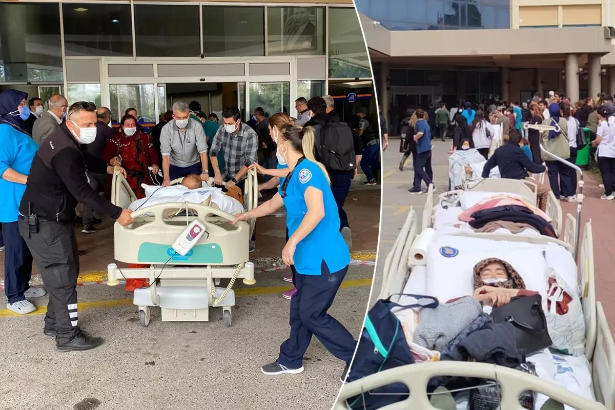 Antalya’da Akdeniz Üniversitesi Hastanesi’nin Acil Servisinde Yangın Çıktı